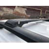 Перемички на рейлінги під ключ (2 шт) Чорний для Renault Kangoo 2008-2019 - 58004-11