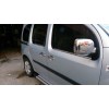 Наружняя окантовка стекол (нерж) 4 шт, Carmos - Турецкая сталь для Renault Kangoo 2008-2020 гг