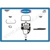 Накладки на панель Дерево для Renault Kangoo 2008-2019 - 52489-11