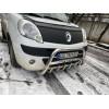 Кенгурятник WT003/004 (нерж.) без напису, 51 мм для Renault Kangoo 2008-2020