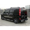 Бічні труби BB002 (2 шт., нерж.) 60 мм, довга база для Renault Kangoo 2008-2020