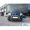 Кенгурятник WT003/004 (нерж.) без напису, 51 мм для Renault Kangoo 2008-2020