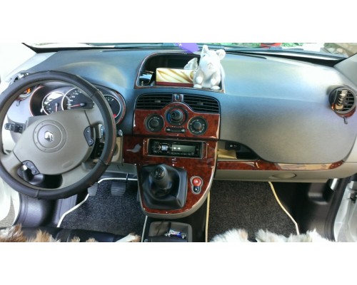 Накладки на панель Дерево для Renault Kangoo 2008-2019 - 52489-11