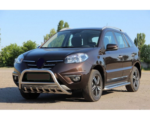 Кенгурятник WT003 (нерж.) для Renault Koleos 2008-2016 - 78850-11