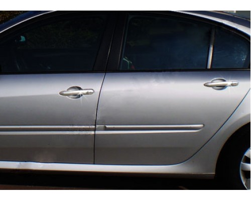 Накладки на ручки (4 шт, нерж.) Carmos - Турецкая сталь для Renault Laguna 2007-2015 - 54018-11