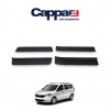 Накладки на дверные пороги EuroCap (4 шт, ABS) для Renault Lodgy 2013↗ гг.