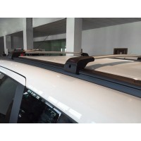 Поперечины под ключ (2 шт) Черный для Renault Lodgy 2013+