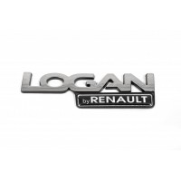 Надпись Logan by Renault (14,5см) для Renault Logan I 2005-2008 гг.