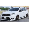 Накладки на зеркала BMW-Style (2 шт) для Renault Logan II 2013-2022 гг