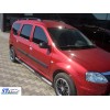 Бічні труби BB002 (2 шт., нерж.) для Renault Logan MCV 2005-2013