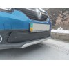 Зимняя нижняя накладка на решетку Глянцевая для Renault Logan MCV 2013+ - 55450-11