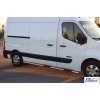 Боковые трубы BB002 (2 шт., нерж.) Длинная база для Renault Master 2011+ - 75131-11