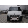 Кенгурятник WT003 (нерж.) С надписью для Renault Master 2011+ - 79372-11