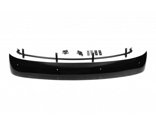Козырек на лобовое стекло V2 (черный глянец, 5мм) для Renault Master 2011+