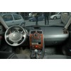 Накладки на панель 17 деталей (Meric, Турция) Карбон для Renault Megane II 2004-2009 - 66740-11