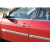 Накладки на ручки (4 шт, нерж) Carmos - турецька сталь для Renault Megane II 2004-2009 - 49081-11