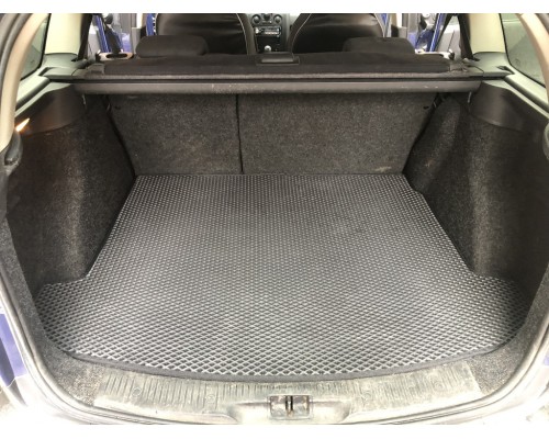 Килимок багажника SW (EVA, поліуретановий, чорний) для Renault Megane II 2004-2009 - 78044-11