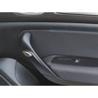 Накладки на подлокотники в салоне (2 шт, нерж) для Renault Megane IV 2016↗ гг.