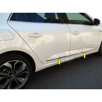 Renault Megane IV 2016+ Молдинг дверний (Sedan, нерж)