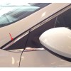 Повна окантовка скла (Sedan, 12 шт, нерж.) Carmos - Турецька сталь для Renault Megane IV 2016+ - 57348-11