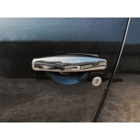 Накладки на ручки (4 шт., нерж.) OmsaLine - Итальянская нержавейка для Renault Sandero 2007-2013