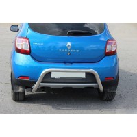 Задня дуга AK007 (нерж) для Renault Sandero 2013+