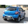 Задня дуга AK007 (нерж) для Renault Sandero 2013+