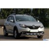Передня дуга ST015 (нерж.) для Renault Sandero 2013+