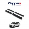Накладки на дверные пороги EuroCap (4 шт, ABS) для Renault Sandero 2013↗ гг.