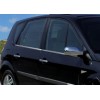 Окантовка стекол (4 шт, нерж.) для Renault Scenic/Grand 2003-2009 - 48803-11