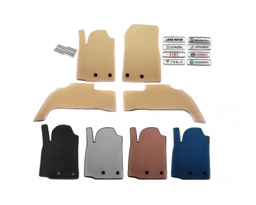 Коврик в багажник EVA (АКПП, Бежевый) для Renault Scenic/Grand 2003-2009 гг