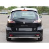 Задняя дуга AK002 (нерж) для Renault Scenic/Grand 2009-2016