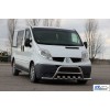 Кенгурятник з вусами WT003-15 (нерж.) для Renault Trafic 2001-2015