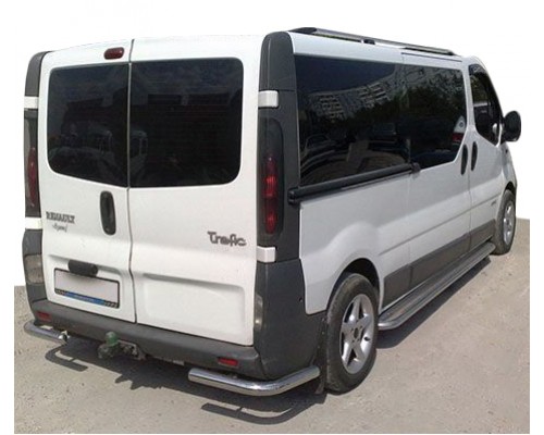 Задні куточки AK003 (нерж) для Renault Trafic 2001-2015
