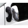 Накладки на зеркала (2 шт) Carmos - Турецкая сталь для Renault Trafic 2001-2015 - 49082-11