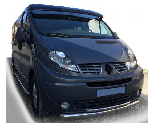 Renault Trafic 2001-2015 Передній захист ST014 (нерж.) - 64332-11