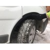 Renault Trafic 2001-2015 Накладки на колесные арки (4 шт, черные) 2007-2015, черный металл - 55786-11