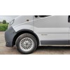 Renault Trafic 2001-2015 Накладки на колесные арки (4 шт, черные) 2007-2015, черный металл - 55786-11