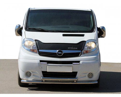 Передній захист ST014/2 (нерж.) для Renault Trafic 2001-2015