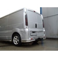Задні куточки AK003-Double (нерж) для Renault Trafic 2001-2015