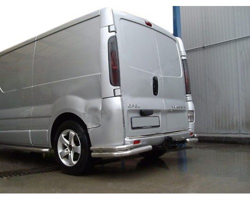 Задні куточки AK003-Double (нерж) для Renault Trafic 2001-2015