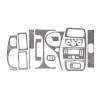 Накладки на панель (большой комплект) Карбон для Renault Trafic 2001-2015 - 64916-11