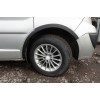 Renault Trafic 2001-2015 Накладки на колесные арки (4 шт, черные) 2007-2015, черный металл - 55786-11