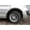 Renault Trafic 2001-2015 Накладки на колесные арки (4 шт, черные) 2007-2015, черный металл - 55786-11