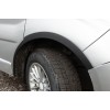 Renault Trafic 2001-2015 Накладки на колесные арки (4 шт, черные) 2007-2015, черный металл - 55786-11
