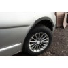 Renault Trafic 2001-2015 Накладки на колесные арки (4 шт, черные) 2007-2015, черный металл - 55786-11