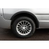 Renault Trafic 2001-2015 Накладки на колесные арки (4 шт, черные) 2007-2015, черный металл - 55786-11