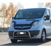Кенгурятник з вусами WT003-Plus (нерж.) для Renault Trafic 2001-2015