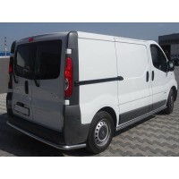 Задній захист AK005 (нерж) для Renault Trafic 2001-2015