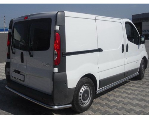 Задній захист AK005 (нерж) для Renault Trafic 2001-2015